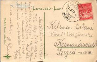 1918 Barlangliget, Höhlenhain, Tatranská Kotlina (Magas-Tátra, Vysoké Tatry); Társalgó és Vaskapu vi...