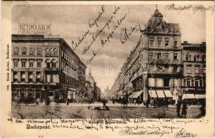 1904 Budapest V. Kossuth Lajos utca, Neumann, Berényi és Frankl üzlete. Ganz Antal 188. (ázott sarka...