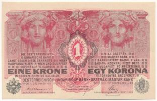 1916. 1K "7309 058041" "7000" fölötti sorozatszámmal T:AU
Hungary 1916. 1 Koron...