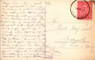 1918 Modrica, general view, river. photo (EK)