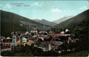 Trencsénteplic, Trencianske Teplice; látkép. Wertheim Zsigmond kiadása / general view (Rb)