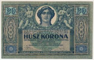 1919. augusztus 9. 20K "R 2034 384770" T:AU / Hungary 1919. August 9th 20 Korona "R 2...