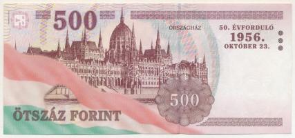 2006. 500Ft "A forradalom 50. évfordulója 1956. október 23.", "EC 5349683" T:AU
...