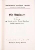 Hermann A. Schumacher: Die Stedingen. Beitrag zur Geschichte der Weser-Marschen. Bremen, 1985, Faksi...