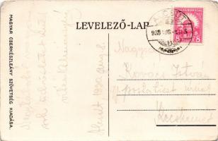 1930 Naplóírás. Magyar Cserkészleány Szövetség kiadása / Diary. Hungarian girl scout art postcard s:...