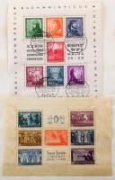 G-10 nagy hullámkarton láda, benne közel 30 főleg A/4 vagy nagyobb, kevés közepes berakó magyar és k...