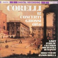 Corelli 12 Concerti Grossi OP 6. János Rolla 3 x Vinyl, LP. (3 lemezes, díszdobozos kiadás). Hungaroton, Magyarország, 1982. VG+