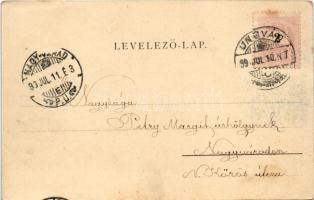 1899 Ungvár, Uzshorod, Uzhhorod, Uzhorod; látkép, híd. Székely és Illés kiadása / view, bridge (EK)