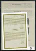 2015 Jeles magyarok VII. - 150 éve született Róth Miksa bélyegszett eredeti csomagolásban, 005 sorsz...