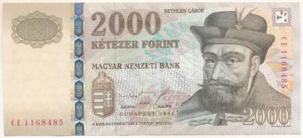 1998. 2000Ft "CE 1168485" T:UNC,AU Adamo F56