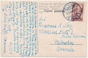 1931 Válaszút, Rascruci; Báró Bánffy kastély / castle (EK)