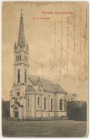 1916 Bonchida, Bontida; Új római katolikus templom. Praefort József kiadása / Catholic church (fa)