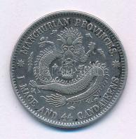 Kína / Manchurian (Mandzsúriai) tartomány 1914-1915. 20f Ag T:VF ph., karc China / Manchurian Province 1914-1915. 20 Fen Ag C:VF edge error, scratch Krause Y#213.a3