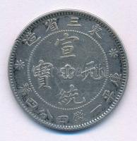 Kína / Manchurian (Mandzsúriai) tartomány 1914-1915. 20f Ag T:VF ph., karc
China / Manchurian Provi...