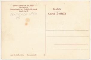 Nagyszeben, Hermannstadt, Sibiu; Uzinele electrice / Elektrizitätswerk Zentrale II. Jos. Drotleff / ...