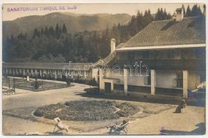 1923 Felsőtömös, Felső-Tömös, Timisu de Sus (Brassó, Kronstadt, Brasov); Sanatorium / szanatórium. Gust felvétele / sanatorium. photo