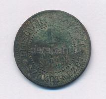 1910 k. "Diósgyőri Fogyasztási Szövetkezet - 1 Nagy Svphon (syphon - szifon)" bronz élelmi...