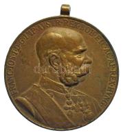 1898. "Jubileumi Emlékérem a Fegyveres Erő Számára / Signum memoriae (AVSTR)" bronz kitüntetés mellszalag nélkül T:XF