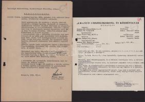 1945-1955 Sulczer Vilmos, a Gránit gyár vezérigazgatójának káderanyaga: szakmai jellemzés, javaslat ...