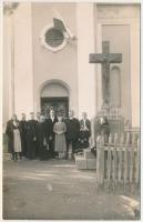 1933 Magyarpatak, Fagetu; a templom előtt / in front of the church. photo