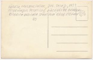 1933 Magyarpatak, Fagetu; a templom előtt / in front of the church. photo