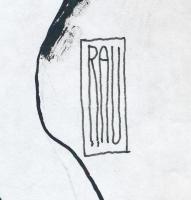 Rau Tibor (1934-2009): Vigyünk haza aprómajmot, kellemes segítőtárs (erotikus karikatúra). Tus, papí...