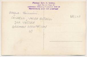 Caineni, german occupation, view. Stötter photo