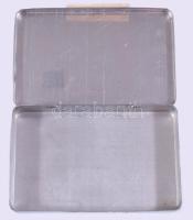 cca 1949 Bajtárs szivarka fémdoboz, üres, 11,5x7,5x1,5 cm