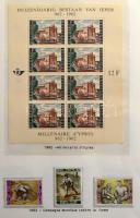 Szép Nyugat-európai motívum kiadások 50 lapos házi készítésű albumban, Marini gyűrűs borítóval