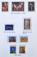 Szép Nyugat-európai motívum kiadások 50 lapos házi készítésű albumban, Marini gyűrűs borítóval