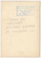 Tusnádfürdő, Baile Tusnad; bányász csille. Emil Giurgea felvétele / mine cart. photo (9 x 6,3 cm) (n...