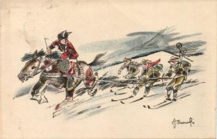 Scouts ski joring s: Czarnecki