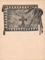 Légy résen, cserkész zászló, 95. sz. 'Lehel' cserkészcsapat kiadása, Flag; Lehel scouting group no.95