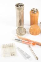 Vegyes orvosi eszközök, fecskendők, stb