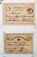 Szép alapgyűjtemény néhány jobb kiadással, sok klasszikussal 1944-ig KABE előnyomott albumban, rugós borítóval. Érdemes megnézni!