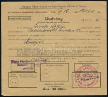 MÁV-GYSEV utalvány