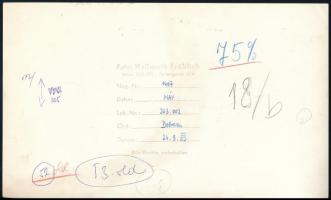 MÁV 303. sorozat, 303.002-es mozdony, sajtófotó, hátoldalon feliratozva, felületén törésnyom, 14×23 ...