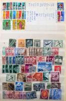 Németország 16 lapos A4-es Abria berakó sok megtömött lappal, Bajor, területek és zónák, NSZK és Ber...