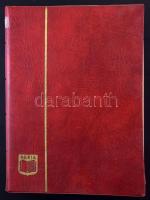 Németország 16 lapos A4-es Abria berakó sok megtömött lappal, Bajor, területek és zónák, NSZK és Ber...