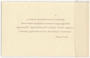 2000. 2000Ft "Millenium" "MM 0179112" eredeti díszcsomagolásban T:UNC
Adamo F56...