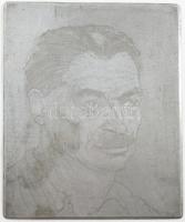 3 darab nyomódúc, közte Perei Zoltáné, 14x11 cm alatt