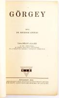 Koczogh András: Görgey. Vitéz Béldy Alajos előszavával. Bp., 1942. Keresztyén Ifjúsági Egyesületek N...