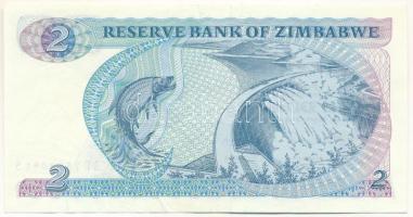 Zimbabwe 1983. 2$ "AB 7572081 S" T:F szép papír
Zimbabwe 1983. 2 Dollars "AB 7572081...