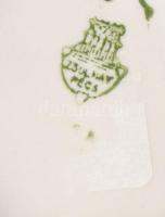 Zsolnay Annuska korsóval. Jelzett, kis kopással, m: 7,5 cm