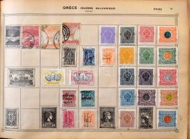 Maury egyszerűsített világalbum, benne több ezer különböző bélyeg, változó intenzitású országgyűjtem...