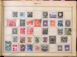 Maury egyszerűsített világalbum, benne több ezer különböző bélyeg, változó intenzitású országgyűjtem...