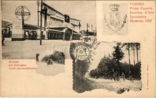 Torino, Prima Exposiz. Internaz. d'Arte Decorativa Moderna 1902. Ricordo del Convegno Ciclo-Aut...