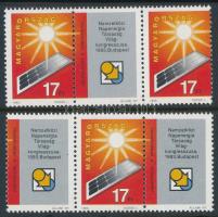 1993 Nemzetközi Napenergia Társaság Világkongresszusa 2 klf hármascsík, mindkettőben fordított szelvényes pár