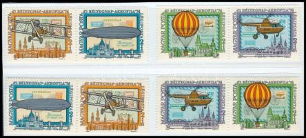 1974 Bélyegnap - Aerofila III. sor egyenes és fordított állású párokban
