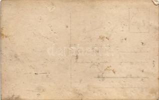 Első világháborús német katonák / WWI German military, soldiers. photo (tűnyomok / pinmarks)